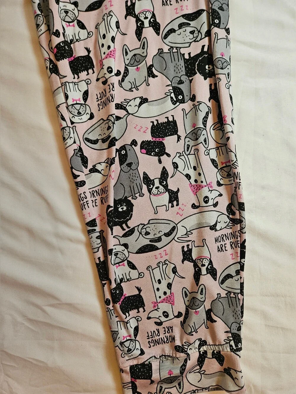 Secret Treasures Womens Pink And Dog Pattern Elastic Waist Pajama Pants Size L - Picture 4 of 11